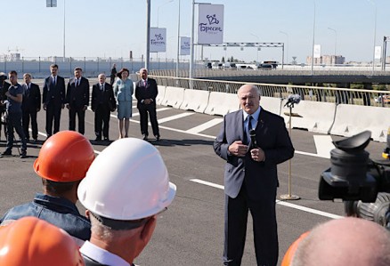 Александр Лукашенко в Бресте. © Фото БЕЛТА